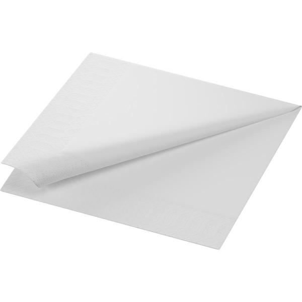 Tissue-Serviette 40 x 40 cm Weiß 3-lagig, 1000 Stk/Krt (4 x 250 Stk)
