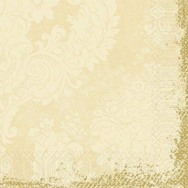 Tissue-Serviette 40 x 40 cm Royal Cream 3-lagig, 1000 Stk/Krt (4 x 250 Stk)