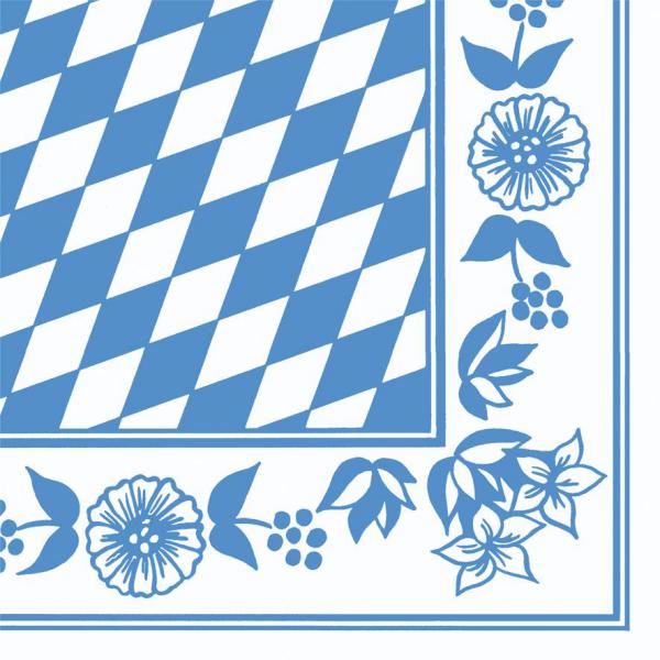 Dunisoft®-Serviette 40 x 40 cm Bayernraute, 720 Stk/Krt (12 x 60 Stk)