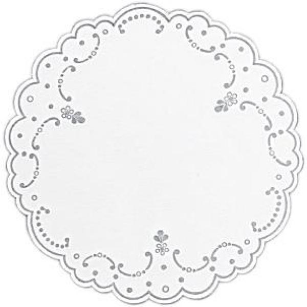 Dunicel®-Untersetzer Ø 19 cm Romantic White, 1000 Stk/Krt (4 x 250 Stk)
