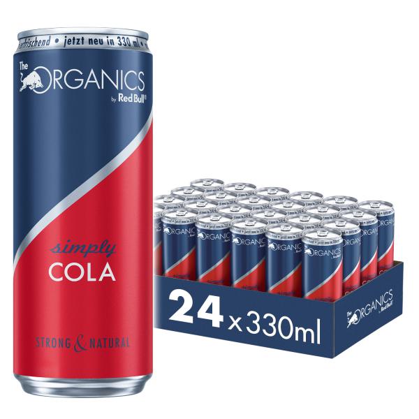 ORGANICS Simply Cola by Red Bull, 330 ml - 3 Trays inkl. Pfand