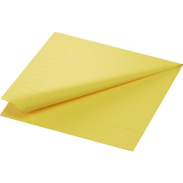 Tissue-Serviette 40 x 40 cm Gelb 3-lagig, 1000 Stk/Krt (4 x 250 Stk)