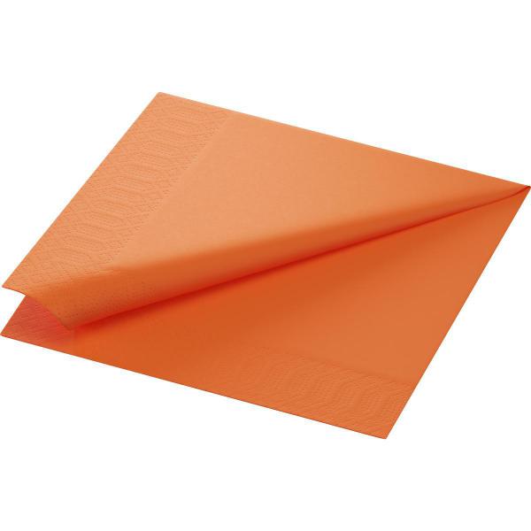 Tissue-Serviette 40 x 40 cm Sun Orange 3-lagig, 1000 Stk/Krt (4 x 250 Stk)