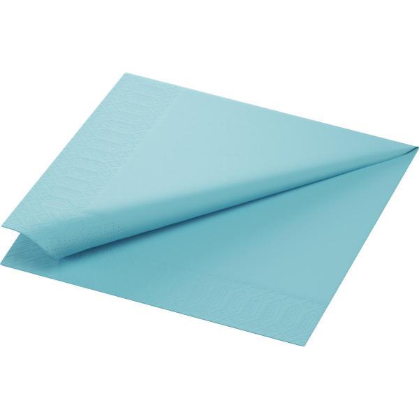 Tissue-Serviette 40 x 40 cm Mint Blue 3-lagig, 1000 Stk/Krt (4 x 250 Stk)