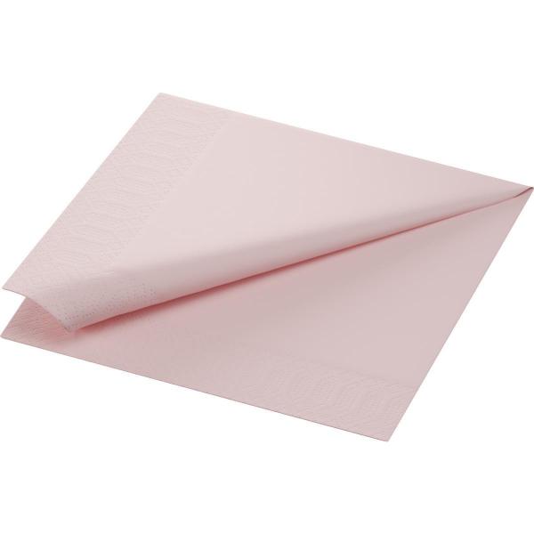Tissue-Serviette 40 x 40 cm Mellow Rose 3-lagig, 1000 Stk/Krt (4 x 250 Stk)