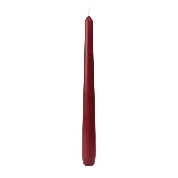 Leuchterkerzen, getaucht 250 x Ø 22 mm 7,5 Std. Bordeaux, 100 Stk/Krt (2 x 50 Stk)