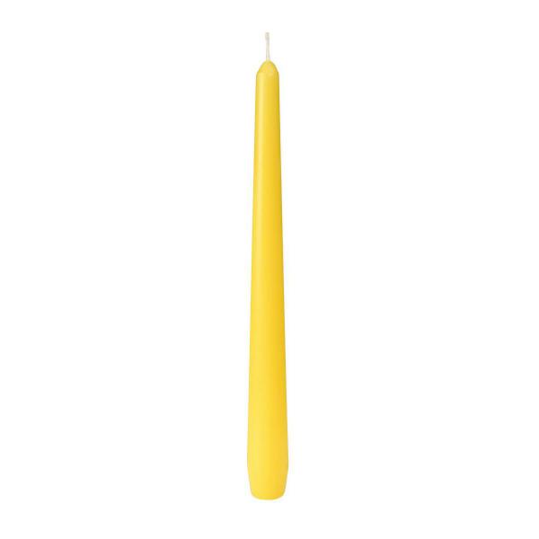 Leuchterkerzen, getaucht 250 x Ø 22 mm 7,5 Std. Gelb, 100 Stk/Krt (2 x 50 Stk)