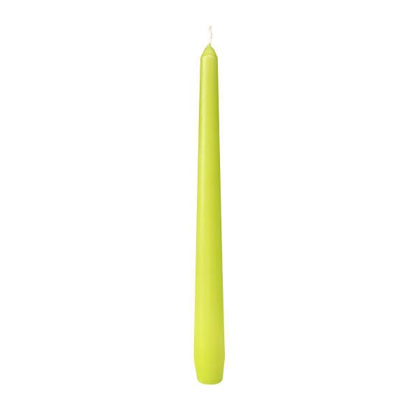 Leuchterkerzen, getaucht 250 x Ø 22 mm 7,5 Std. Kiwi, 100 Stk/Krt (2 x 50 Stk)