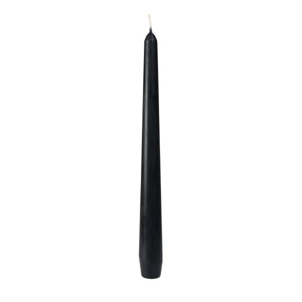 Leuchterkerzen, getaucht 250 x Ø 22 mm 7,5 Std. Schwarz, 100 Stk/Krt (2 x 50 Stk)