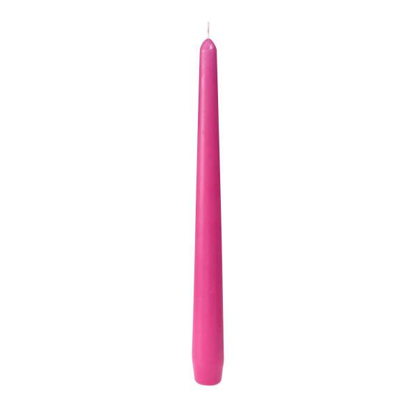 Leuchterkerzen, getaucht 250 x Ø 22 mm 7,5 Std. Fuchsia, 100 Stk/Krt (2 x 50 Stk)