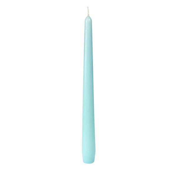 Leuchterkerzen, getaucht 250 x Ø 22 mm 7,5 Std. Mint Blue, 100 Stk/Krt (2 x 50 Stk)