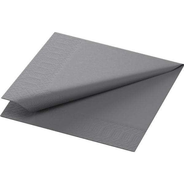 Tissue-Serviette 24 x 24 cm Granite Grey 3-lagig, 2000 Stk/Krt (8 x 250 Stk)