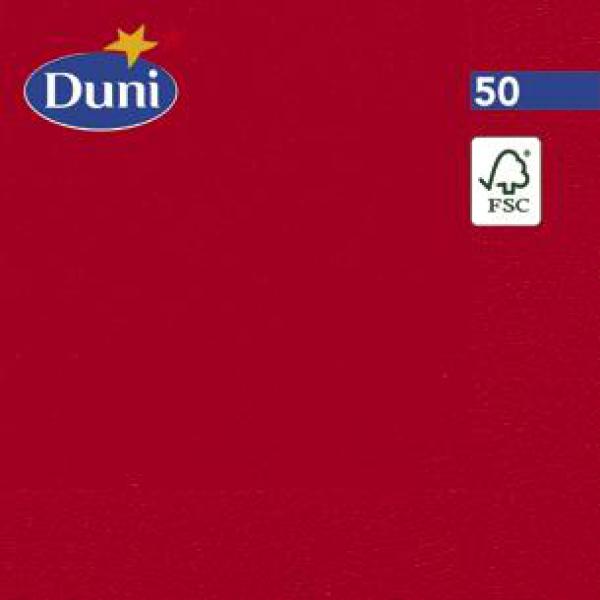 Tissue-Serviette 33 x 33 cm Rot 3-lagig, 500 Stk/Krt (10 x 50 Stk)