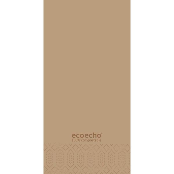 Tissue-Serviette 40 x 40 cm eco Brown 2-lagig, 1500 Stk/Krt (5 x 300 Stk)