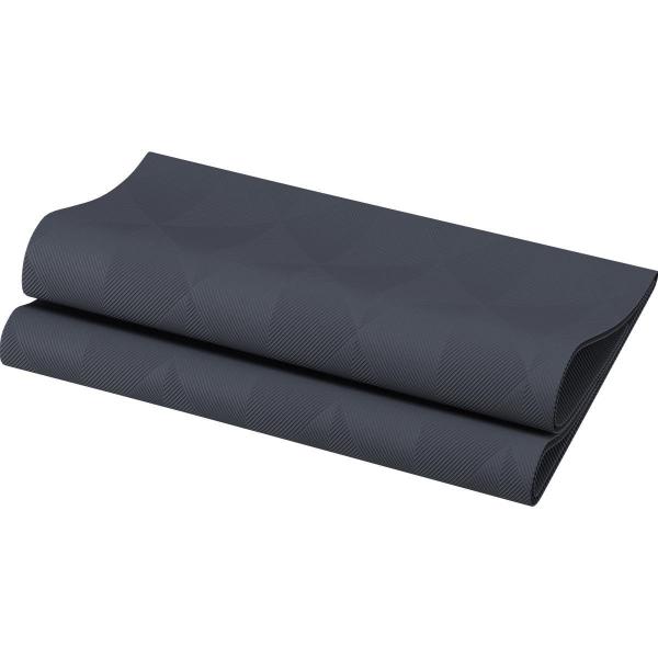 Duni Elegance®-Serviette Crystal 40 x 40 cm Schwarz, 240 Stk/Krt (6 x 40 Stk)