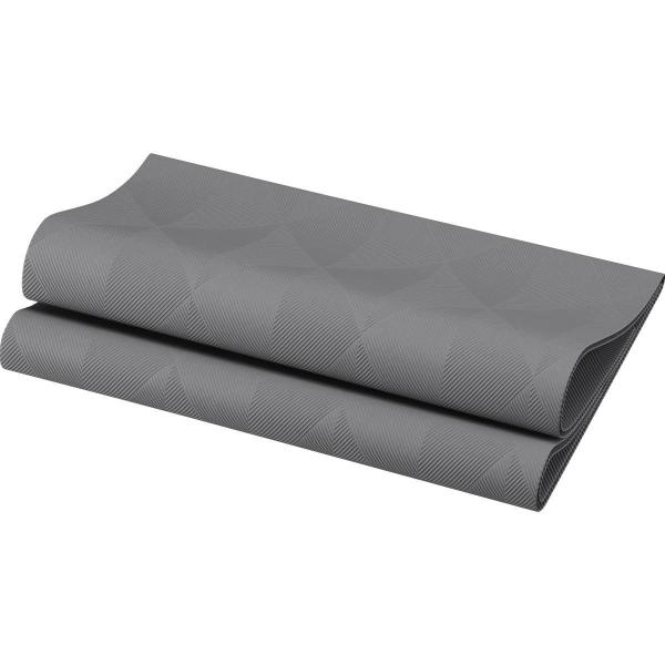 Duni Elegance®-Serviette Crystal 40 x 40 cm Granite Grey, 240 Stk/Krt (6 x 40 Stk)