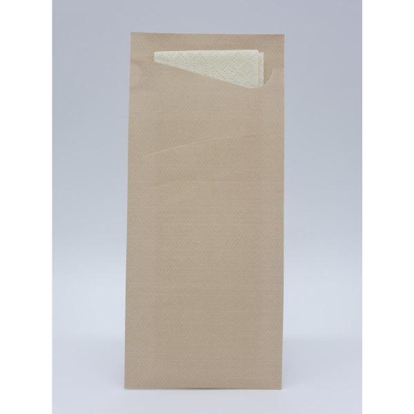 Duni Sacchetto® Tissue 8,5 x 19 cm Nature, 500 Stk/Krt (5 x 100 Stk)