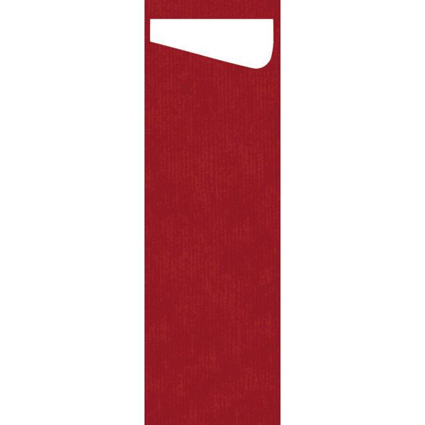 Duni Sacchetto® Slim Dunisoft® 7 x 23 cm Rot, 240 Stk/Krt (4 x 60 Stk)