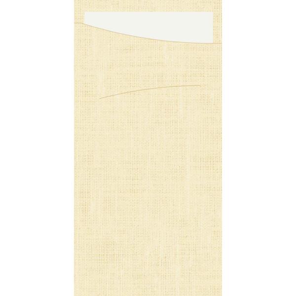 Duni Sacchetto® Dunisoft® 11,5 x 23 cm Cream, 240 Stk/Krt (4 x 60 Stk)