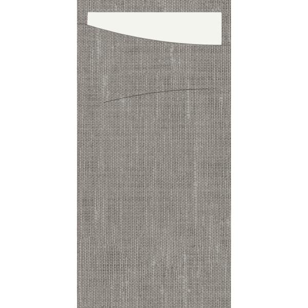 Duni Sacchetto® Dunisoft® 11,5 x 23 cm Grau, 240 Stk/Krt (4 x 60 Stk)