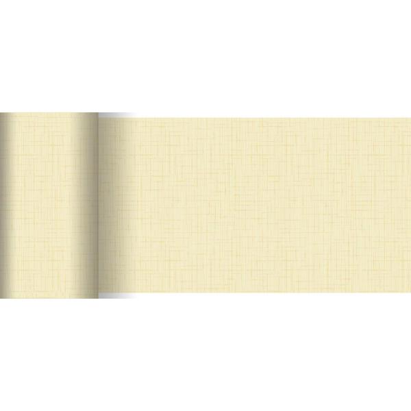 Dunicel®-Tischläufer 0,15 x 20 m Linnea Cream, 6 Stk/Krt (6 x 1 Stk)