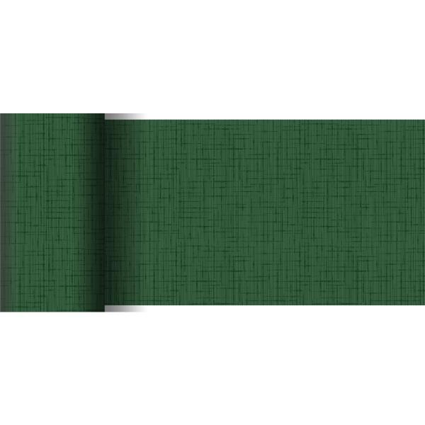 Dunicel®-Tischläufer 0,15 x 20 m Linnea Dark Green, 6 Stk/Krt (6 x 1 Stk)