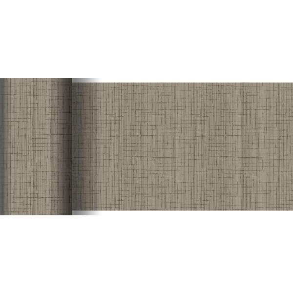 Dunicel®-Tischläufer 0,15 x 20 m Linnea Greige, 6 Stk/Krt (6 x 1 Stk)