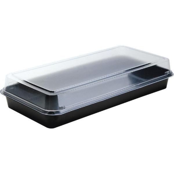 Lunchbox 270 x 135 x 54 mm Schwarz ungeteilt, 160 Stk/Krt (1 x 160 Stk)
