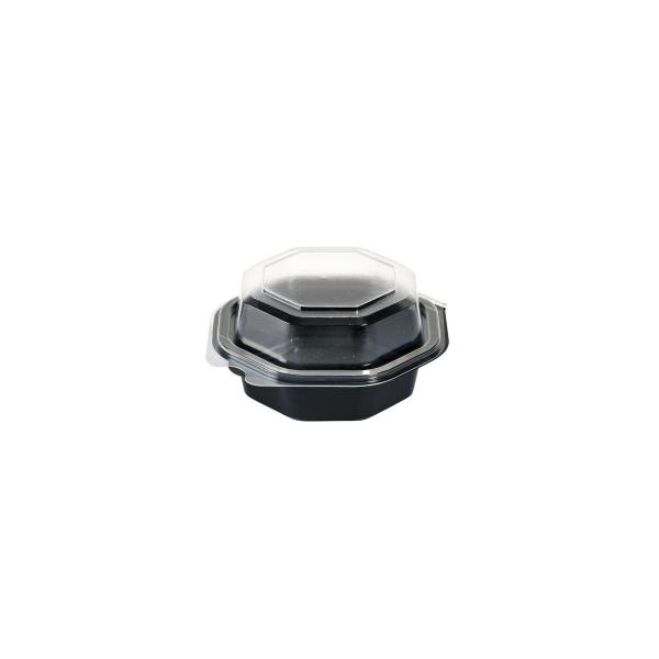 Octaview® 118 x 118 x 60 mm Schwarz ungeteilt, 375 Stk/Krt (1 x 375 Stk)