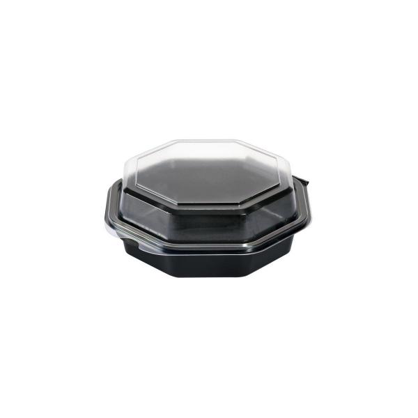 Octaview® 160 x 160 x 60 mm Schwarz ungeteilt, 405 Stk/Krt (1 x 405 Stk)