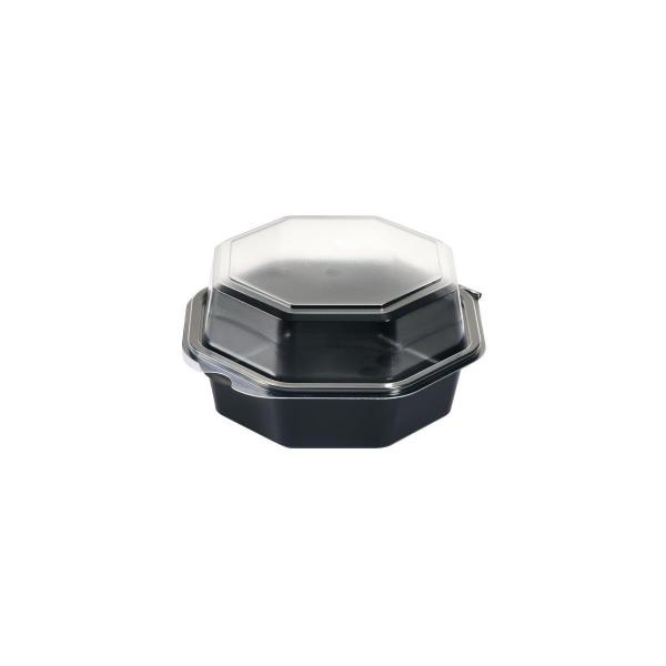 Octaview® 160 x 160 x 80 mm Schwarz ungeteilt, 405 Stk/Krt (1 x 405 Stk)