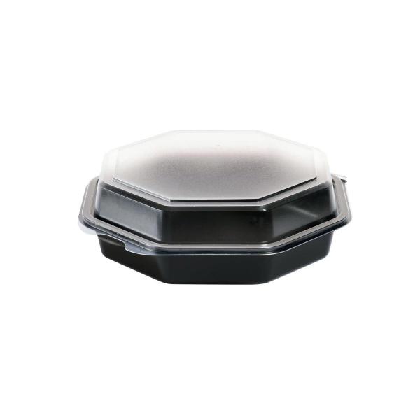 Octaview® 190 x 190 x 60 mm Schwarz ungeteilt, 270 Stk/Krt (1 x 270 Stk)