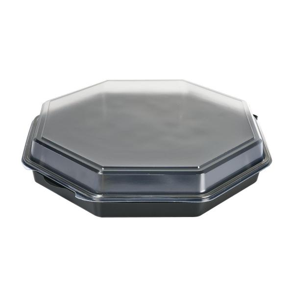 Octaview® 305 x 305 x 60 mm Schwarz ungeteilt, 75 Stk/Krt (1 x 75 Stk)
