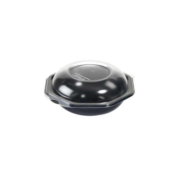 Octabowl® 160 x 160 x 72 mm Schwarz ungeteilt, 405 Stk/Krt (1 x 405 Stk)