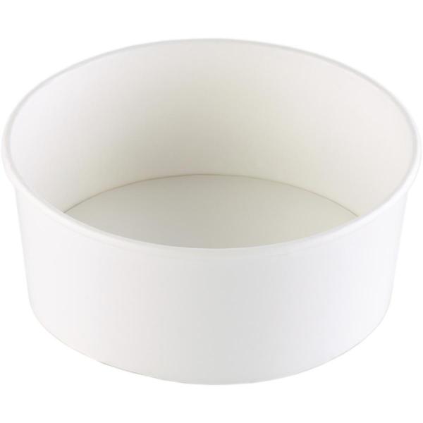 Salatschale 775 ml Weiß ungeteilt, 522 Stk/Krt (9 x 58 Stk)