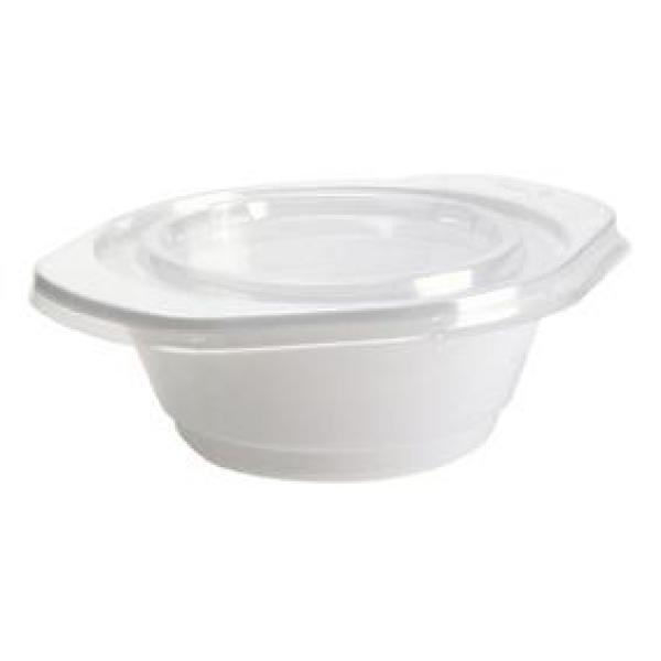 Multi-Schale 275 ml Weiß ungeteilt, 1000 Stk/Krt (10 x 100 Stk)
