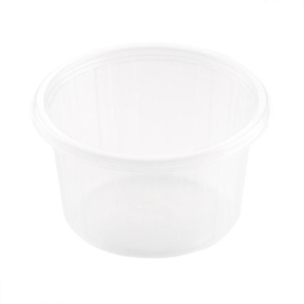 Fixpack® rund 300 ml Transparent ungeteilt, 700 Stk/Krt (14 x 50 Stk)