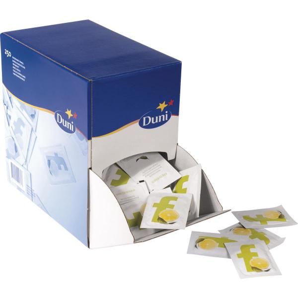 Spenderbox mit Erfrischungstüchern 7,1 x 5,1 cm, 1500 Stk/Krt (6 x 250 Stk)