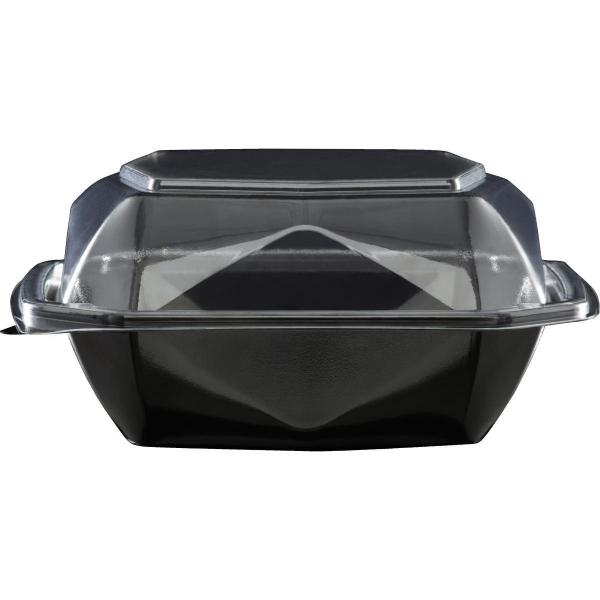 Octaview® S 150 x 150 x 70 mm Schwarz ungeteilt, 400 Stk/Krt (1 x 400 Stk)