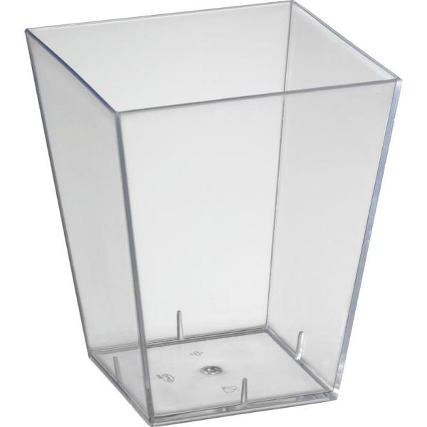 Square, groß 20 cl Transparent ungeteilt, 675 Stk/Krt (15 x 45 Stk)