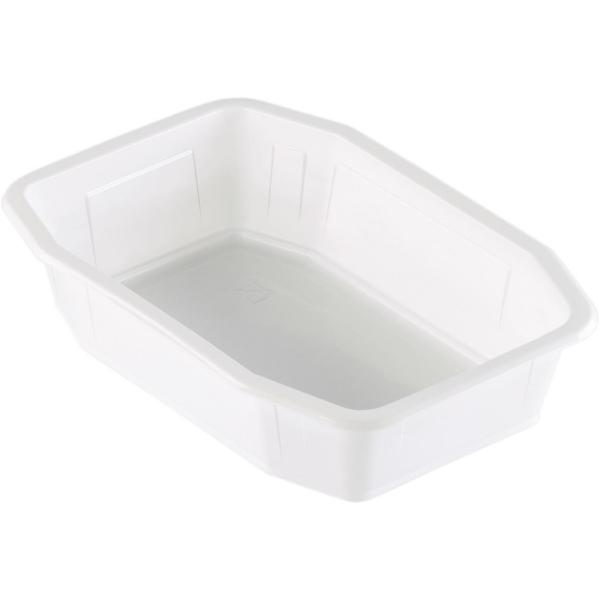 PP-Schale HMR 215 x 148 x 50 mm Weiß ungeteilt, 312 Stk/Krt (1 x 312 Stk)