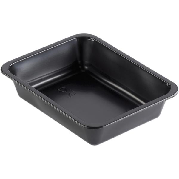 PP-Schale Caterline 227 x 178 x 50 mm Schwarz ungeteilt, 216 Stk/Krt (1 x 216 Stk)