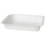 Karton/PET Schale 227 x 177 x 40 mm Weiß ungeteilt, 300 Stk/Krt (1 x 300 Stk)