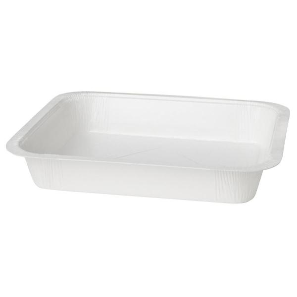 Karton/PET Schale 227 x 177 x 40 mm Weiß ungeteilt, 300 Stk/Krt (1 x 300 Stk)