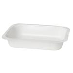 Karton/PET Schale 186 x 136 x 35 mm Weiß ungeteilt, 560 Stk/Krt (1 x 560 Stk)
