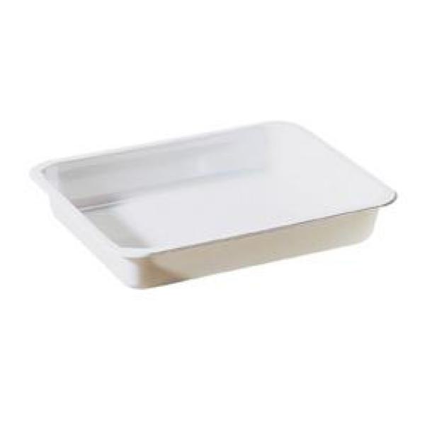 CPET-Schale 225 x 175 x 34 mm Weiß ungeteilt, 300 Stk/Krt (1 x 300 Stk)