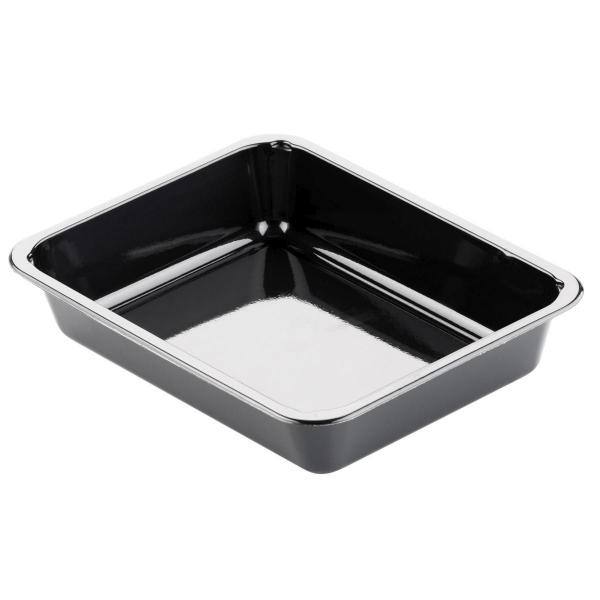 CPET-Schale 225 x 175 x 43 mm Schwarz ungeteilt, 300 Stk/Krt (1 x 300 Stk)