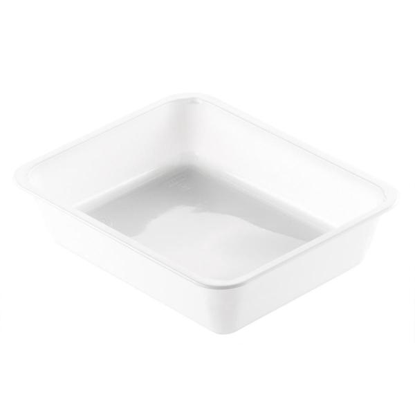 CPET-Schale 225 x 175 x 54 mm Weiß ungeteilt, 270 Stk/Krt (1 x 270 Stk)