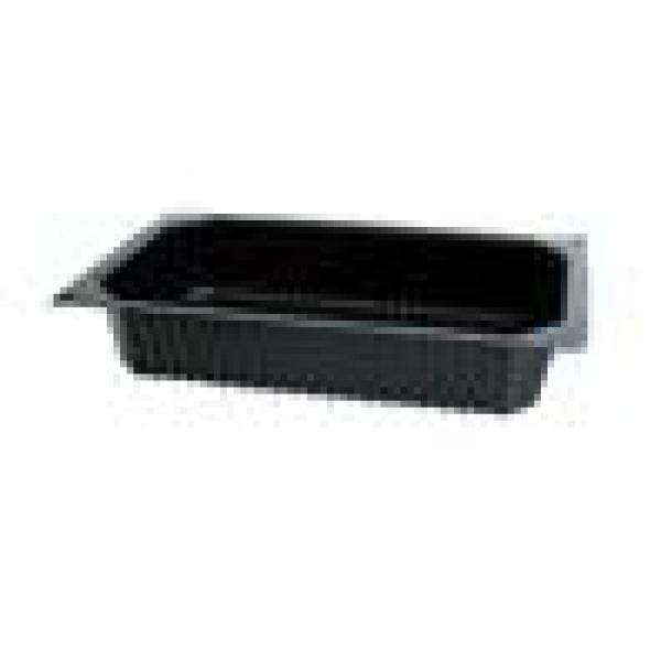 PP-Schale 1/4 GN 265 x 162 x 50 mm Schwarz ungeteilt, 200 Stk/Krt (1 x 200 Stk)