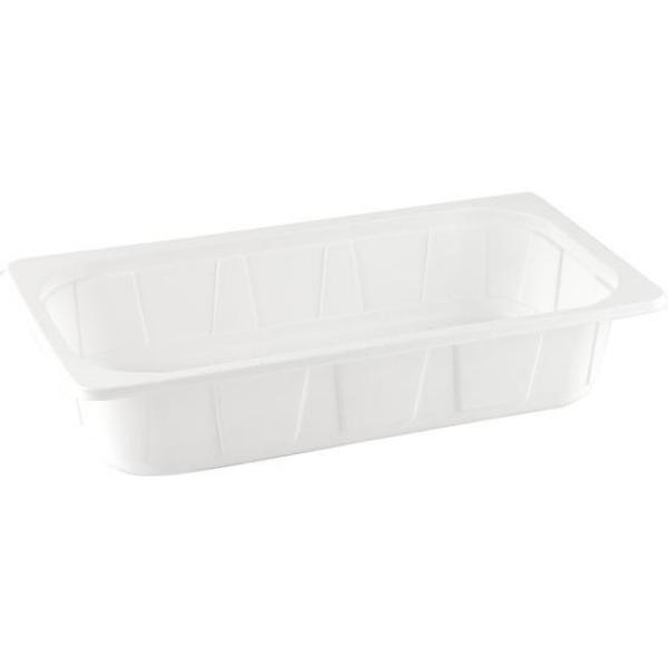 PP-Schale 1/3 GN 325 x 176 x 65 mm Weiß ungeteilt, 144 Stk/Krt (1 x 144 Stk)